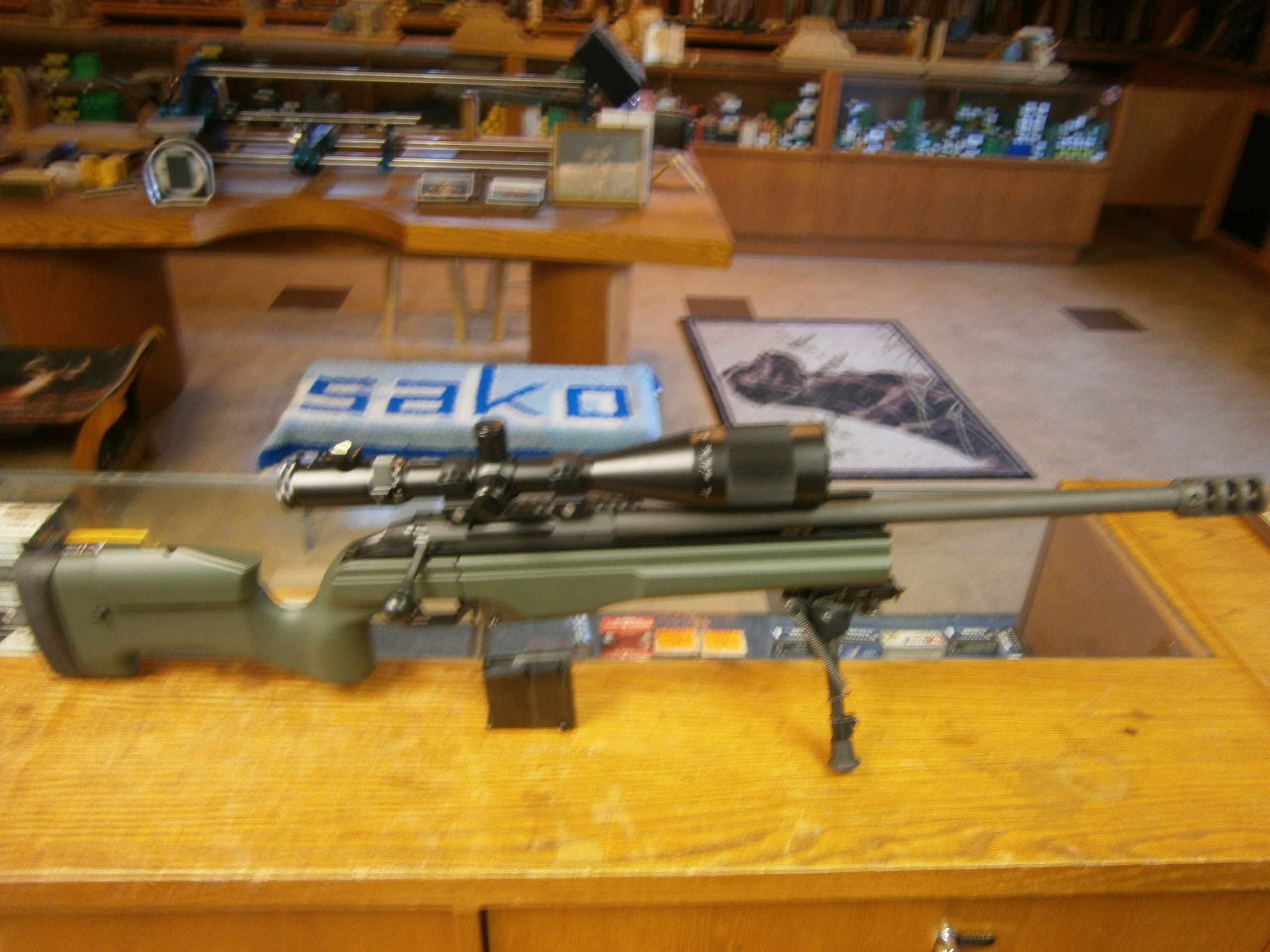SAKO  TRG  22  308  WIN WITH  NIGHTFORCE  12X42X56;  PREOWNED;  LIKE  NEW;